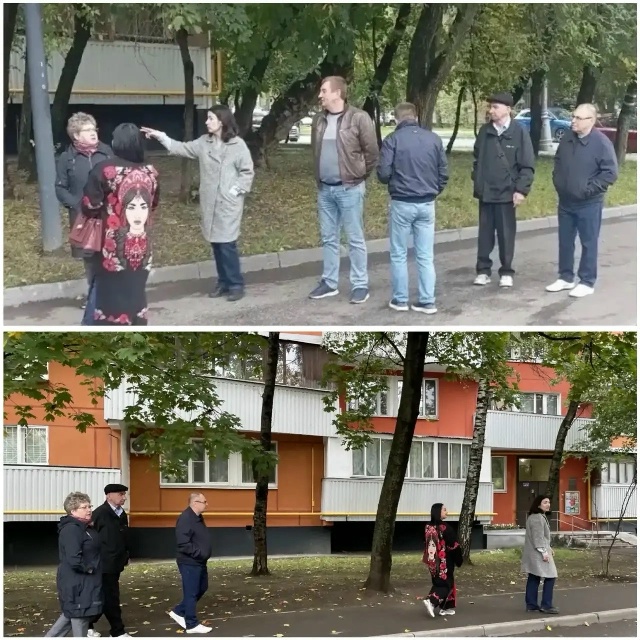 Муниципальные депутаты приняли участие в обходе территории района Новогиреево