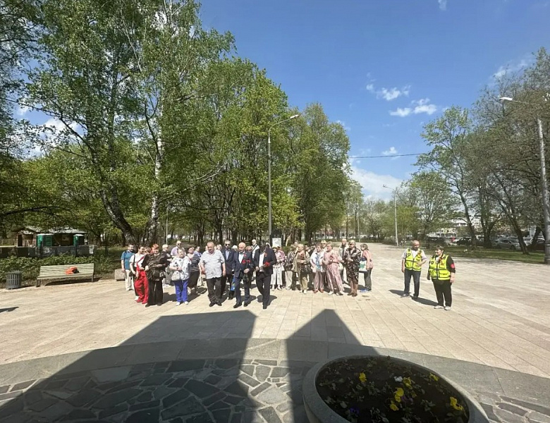 Глава МО Новогиреево Владимир Чикунов принял участие в митинге, посвящённом Дню Победы