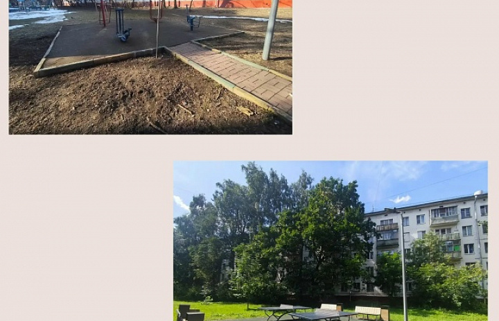 В Новогирееве завершены работы по благоустройству